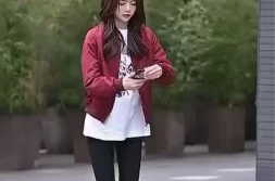 上班族跑步小姐姐照片,活力四溢的上班族小姐姐